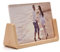 IXITON 15.2×20.3cm Cadre photo en bois massif,Cadre photo en acrylique transparent pour décoration de table et affichage sur le bureau (Forme en U horizontale 10×15cm)