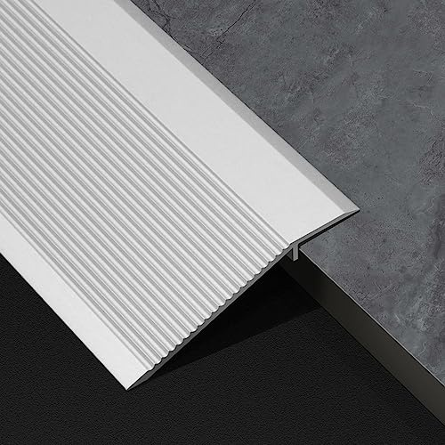 GSKD Boden Übergangsprofil, Metall Schwellenrampe Holz Zu Fliesen Türleisten Übergangsleiste Höhenausgleich 20mm 40mm rutschfeste Übergangsschiene, Color : Length 90cm (3ft), Siz