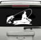 Wall Sticker Vinyl Material Glue Record Art Interior Decoration Room car Window appliqué Mural Fishing Hunting Rod Fishing Tackle Boat Removable decoration67x42cm