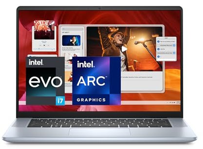 Dell Inspiron 16 Plus 7640 Laptop 16 16:10 2.5K Display, Intel Core i7-13620H, Intel Arc Graphics, 16GB RAM, 1TB SSD, Fingerprint Reader, Windows 11 Home, English-UK Backlit Keyboard, Ice Blue