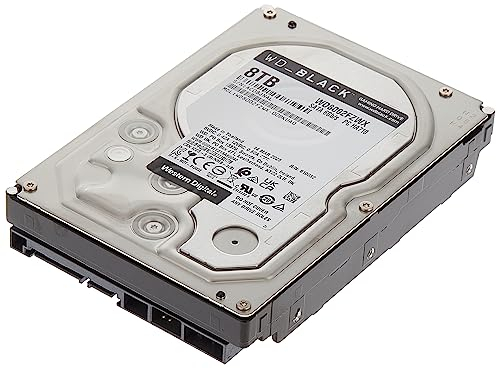 WD_Black HDD 8 TB WD8002FZWX (interne 3,5 Zoll-Gaming-Festplatte, Hochleistungsfestplatte, Performance Desktop HDD 7.200 U/min, SATA 6 Gbit/s, 128 MB Cache, CMR) Schwarz (Generalüberholt)