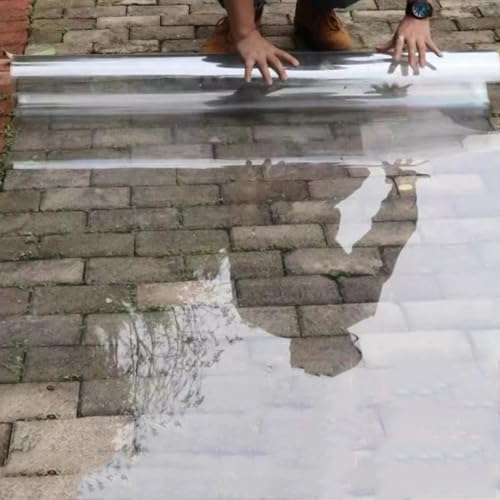 YUJIANHUAA Transparente Polycarbonat-Dachplatten,PC Endurance Board,Regensichere Isolierung Gewächshausplatten,Kunststoffplatte,für Outdoor,Garten,Balkon,Vordächer,Carport (0,6m x 3m)