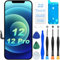 DIGI4U 𝑶𝑳𝑬𝑫 for iPhone 12/iPhone 12 Pro Screen Replacement, 6.1'' FHD COF 𝐍𝐎𝐓 LCD Screen for iPhone 12/iPhone 12 Pro Display Digitizer Assembly, with Repair Tool Kit for iPhone Replacement