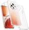 Ikziwreo - Funda para OPPO Reno 12 FS 5G / OPPO Reno 12 F con 2 Piezas de Vidrio Templado, Silicona TPU Transparente Suave [Parachoques con Esquinas Reforzadas], Carcasa Anti-Choque Transparente
