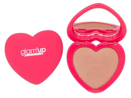 Glam'Up Paris Blush Love me More Rouge – Rouge – Guter Mine und Natürlicher Effekt – anpassbares Ergebnis – Satin-Finish – Langer Halt – Nr. 1 – Cinnamon Roll