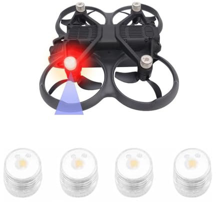 4 Pcs Night Light for DJI Avata 2 Drone Red Blue Flashing Night Light Flying Signal Strobe LED Flash Lights for Avata 2 Drone Accessory