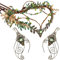 MOSTORY Mittelalterliches Fee Zubehör Set - Renaissance Woodland Krone und Elfenohren Armschutz Set, Blumenkrone und Armschmuck Ohrringe für Frauen, Renfaire Outfit, Halloween Cosplay Fantasy Kostüm