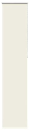 vidaXL Verdunkelungsrollo Cremeweiß 45x210cm Stoffbreite 40,7 cm, Rollo, Klemmfix, Thermorollo, Verdunklungsrollo, Klemmrollo, Fensterrollo