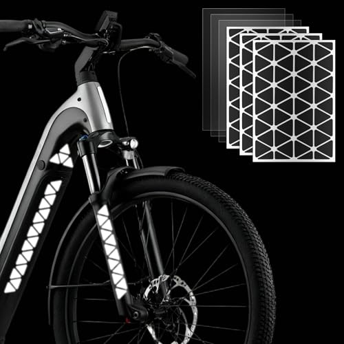 VUTYNKO Fahrrad Reflektoren Aufkleber, 3er Set Reflektierende Aufkleber Selbstklebende, Wasserdicht Reflektoren Sticker Set für Fahrrad Helm Wagen Roller Motorrad