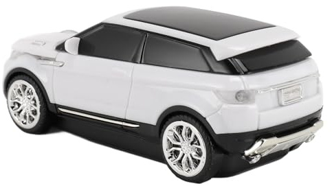 Tomantery Souris de Jeu sans Fil pour Voiture de Sport, 1600 DPI, Souris D'Ordinateur en Forme de Voiture 3D pour Ordinateur Portable, Compatible avec 10, Récepteur USB, Conception Ergonomique pour