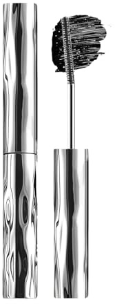 3D Curling Eyelash Iron, 2026 Neu Metal Mascara mit Metallbürste, Smudge Proof,Schnelltrocknend,Schwarz, cara Volumengebende Mas-cara Wimperntusche Schnell Trocknend und Wischfest