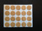 Self Adhesive Stick on Screw Hole Caps 20 Classic Oak Wood Plug Stopper Screw Cap 13mm