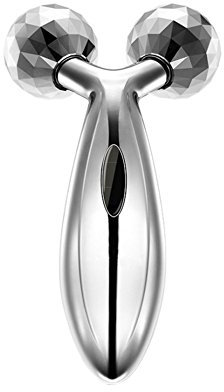 Jiahao 3D-Roller, Gesichtsmassagegerät, V-Form, silberfarben