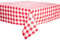 texpot Landhaus Tischdecke 80 x 80 cm Rot-weiß Kariert aus 100% Baumwolle im 20 mm Karo Bauernkaro