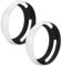 Goshyda Camera Lens Hood, 2Pcs Silver Metal 58 mm Hollow Out Lens Hood for