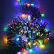 SHATCHI 480 Christmas Tree Cluster Lights Multifunction 8 Light Modes, Timer Green Cable Indoor/Outdoor Low Voltage Holiday Home Decorations, Multicolour