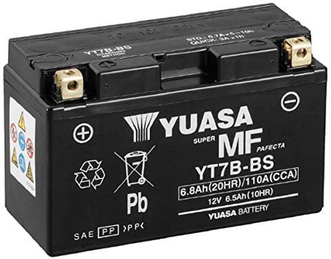 Yuasa batteria di ricambio AGM SLA YT7B-BS