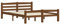 vidaXL Kiefernholz Massiv Bettgestell Holzbett Futonbett Bett Doppelbett Massivholzbett Bettrahmen Lattenrost Schlafzimmerbett Honigbraun 120x200cm