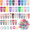 YMJD 180 Pezzi, 80 Pezzi Fermagli Capelli Bambina+100 Pezzi Elastici Capelli Piccola,Mollette per Capelli Bambina e Elastici per Capelli Bambina,Fermagli Capelli in Metallo Accessori per Bambina