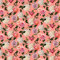 Stoff Meterware Blumen Blüten Flowers Viskose - Damen Blumen Frühling Sommer Bluse Rock Kleid Accessoires Deko (Pfingstrose Rosa)