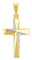 Amor Motivanhänger Unisex Damen Herren Anhänger, 2,5 cm, Bicolor, Kreuz, Kommt in Schmuck Geschenk Box, 2013417
