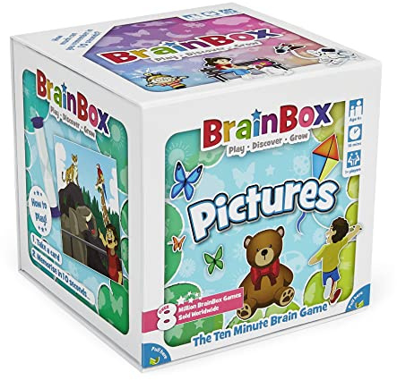 Brainbox Pictures (2022), Card Game, Ages 4+, 1+ Players, 10+ Minutes Playing Time