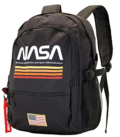 NASA Black-FAN HS Fight Rucksack, Schwarz