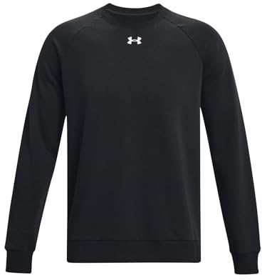 Under Armour Men's UA Rival Fleece Crew Shirt Black