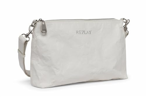 Replay Damen Handtasche aus Kunstleder, Optical White 001 (Weiß), Onesize