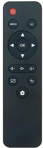 STV383E Remote Control Commander Replacement Compatible with Vankyo Pocket Burger 101 Mini LED LCD Portable Projector Projectors