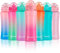 OLDLEY 450ml/15oz Kids Water Bottle with Straw Childrens Boys Girls Toddler Reusable Drink Bottles with Times Markings for School Home Camping Outdoor Sports BPA Free Leakproof Durable