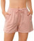Lovasy Bas de Pyjama Femme Court Pantalon Pyjama Coton Été à Rayé Léger Short de Pyjama Grande Taille Short de Nuit avec Poches Latérales C Rose S