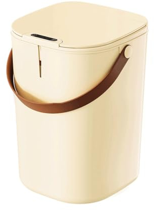 Bote de basura inteligente con Sensor automático, papelera con tapa, papelera para baño, hogar inteligente