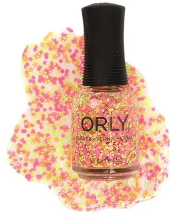 ORLY Bikini Bottoms Nail Polish Topper (18ml), Neon Confetti Nail Varnish