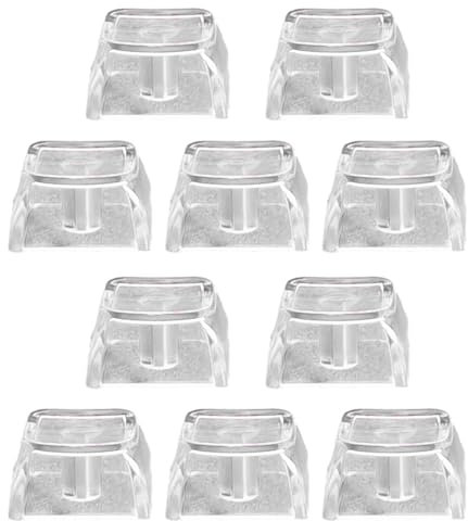 Arecobticy Keycaps,10PCS High Transparent Keycaps Height Blank Keycap Set For Mechanical Keyboard Keycap Backlit Key Caps Colorful