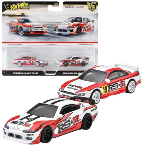 Nissan 240SX S14 + Nissan Silvia S15 | Hot Wheels Premium Fahrzeuge