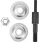 Shaft Arbor Adapter,Bench Grinder Extension Shaft,Shaft Threaded Shaft Backing Kit Shaft Arbor Extender with 2PCS Washer for Polisher,Sander,Polishing,Grinding,Buffing,Wheel Rotary