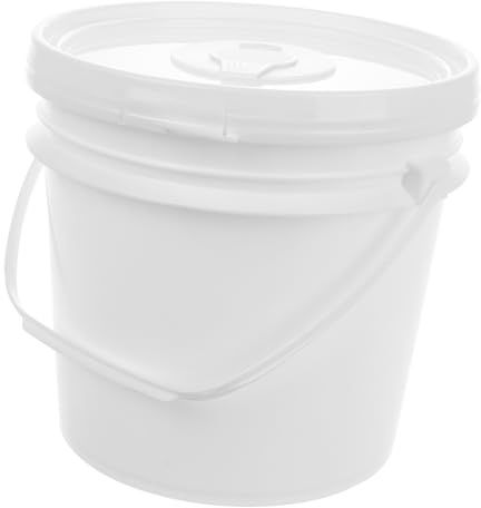 White Wipes Dispenser Bucket 4L Plastic Airtight Seal for Car | Baby Pack Storage, Reusable Box, Easy Refill Access, Small Pack Travel Size, On-The-Go Convenience for Use