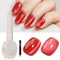 SUPWEE Cat Eye Gel Nail Polish, Bright Red Holographic Glitter Cat Eye Gel with Magnet Jelly Crystal Magnetic Nail Polish for Manicure Art Salon DIY Home