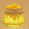Maromamix Ceramic Wax Melts Warmer–Electric Candle Wax Warmer for Scented Wax PTC Heating Wax Burner Fragrance Wax Melter with 7 Colors Light Gift & Decor (7 Colors Halo)