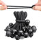 Moinkerin 30 Stück 10cm Schwarze Spanngummis mit Kugel - wasserdicht und UV-beständig Expander & Planenspanner Set, geeignet zum Fixieren von Planen, Campingzelten und zur alltäglichen Aufbewahrung