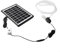 Zeroupshop Solar Panel Water Pump System 6 W 9 V with 12V Submersible Pump 240L/Hour Flow Rate 2M Pipe Filter for Aquarium Pond Fountain Garden Outdoor Water Features