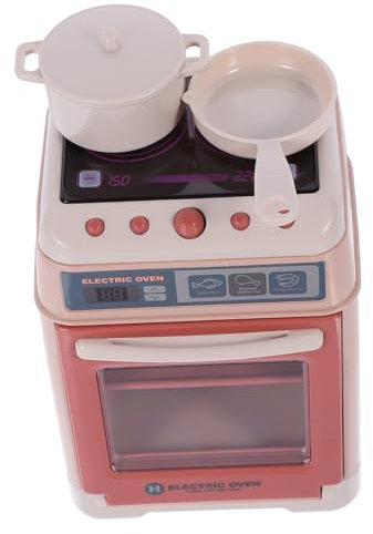 TOYANDONA Mini Four Jouet Imitation pour Garçon Fille Four Factice Electrique Jouet De Cuisine Educatif pour Garçon Fille