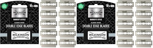 Wilkinson Sword Classic Vintage Edition Rasierklingen für Rasierhobel Hochwertig und besonders langlebig 10 Stk. (Packung mit 2)
