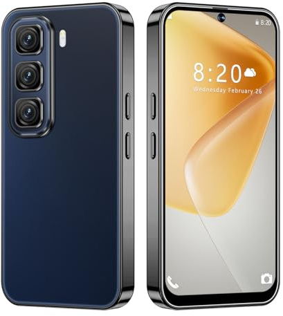PrzTIk mini Smartphone for Kids, 4.0 Inch HD Screen, 16GB ROM (Expansion up to128GB), 2600mAh Large Battery, Face Recognition Android 10.0 Mobile Phone (Black)