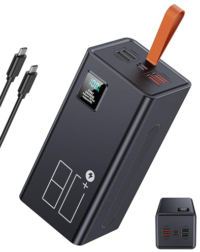 80000mAh Batterie Externe 30W Charge Rapide, Power Bank USB C Charge Rapide