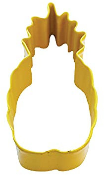 R&M - Emporte-pièce en forme d'ananas - Jaune - mesure 7,6 cm