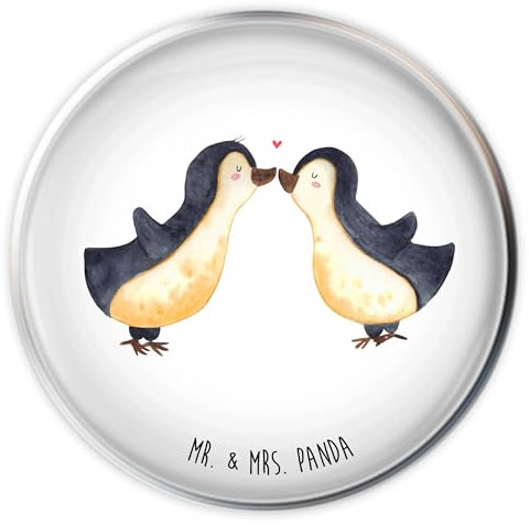 Mr. & Mrs. Panda Waschbecken Stöpsel Pinguin Liebe - Geschenk, Ablaufgarnitur, Verlobung, Heiraten, Geschenk Freundin, Waschbecken Stopfen, Love,
