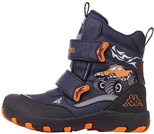 Kappa Big Wheel Tex Kids Stivali classici Unisex - Bambini e ragazzi, Blu (navy/orange), 27 EU