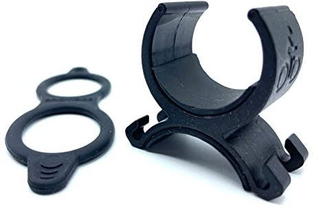 Brightside Universal Bike Helmet Light Holder for All Vented Bike Helmets, Secure Bicycle Flashlight Holder, TT Bar Mount, 25-33mm, Bike Accessories